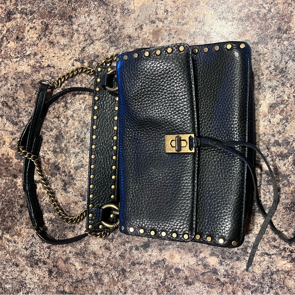 Rebecca Minkoff Black Crossbody Bag with Studded Details